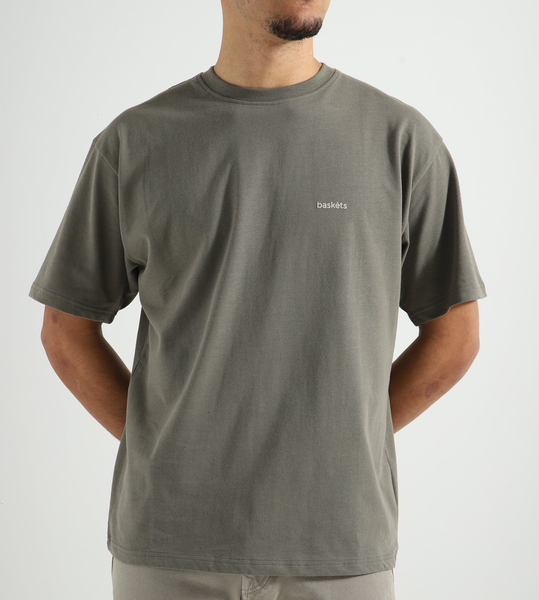 Baskèts Modern Essential Tee Stone Brown