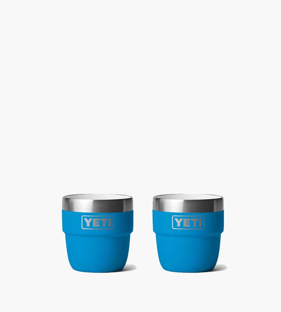 Yeti Espresso Cup 4oz 2 Pack Big Wave Blue