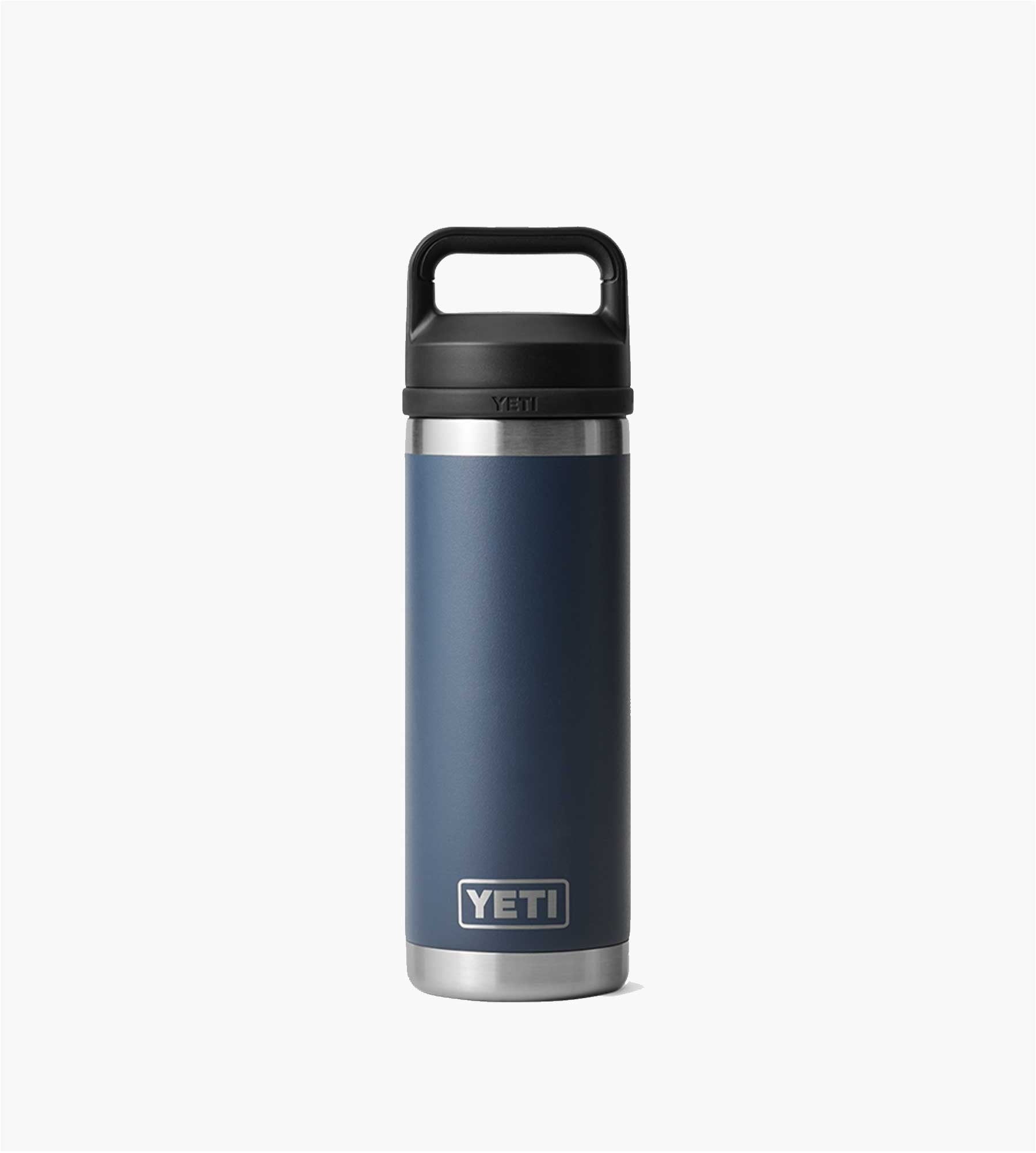 Yeti Rambler 18 Oz Bottle Chug Big Wave Blue