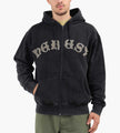 Heresy Celtic Zip Hoodie Ash